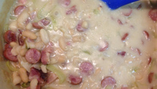 Feijão branco temperadinho