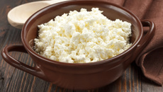 Queijo cottage caseiro