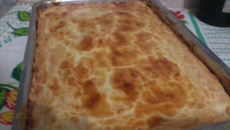 Super empadão ao queijo