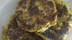 Hambúrguer vegetariano de ervilha