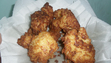 Bolinho de arroz da Isabella