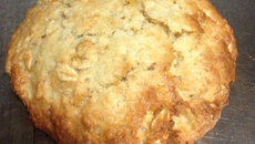 Cookies de coco com aveia