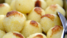 Bolinho de batata assado