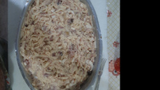 Macarrão talharim cremoso