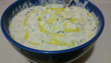 Creme de ricota com palmito light