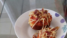 Batata recheada e crocante