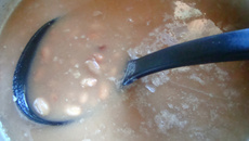 Feijão cremoso e gostoso