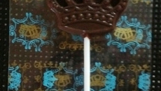 Pirulito de chocolate