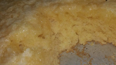 Bolo de fubá cremoso