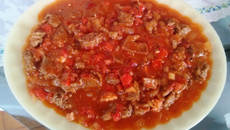 FIlé mignon em cubos