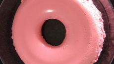 Pudim de framboesa fácil