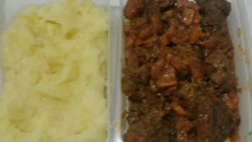 Picadinho ao molho de mostarda e cachaça