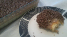 Pavê de limão e chocolate