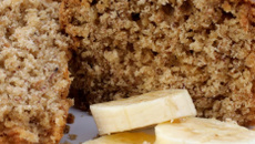 Bolo integral de banana