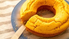 Bolo de fubá com milho salgado light sem glúten e sem açúcar