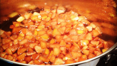 Vinho quente com especiarias