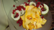 Empadão de arroz e merluza