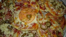 Minipizza fingida