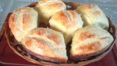 Pão doce de Mandioquinha