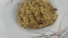 Risoto de shimeji