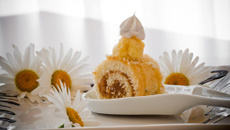 Rocambole de doce de leite