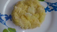 Salada de batata com acelga fácil