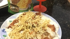 Peito de frango grelhado com requeijão