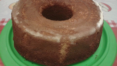 Bolo de milho feito no liquidificador