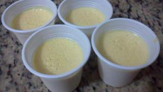 Mousse simples de abacaxi