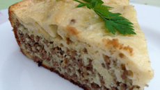 Torta salgada semi-integral