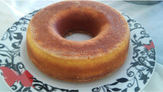 Bolo de milho sem leite com óleo de girassol