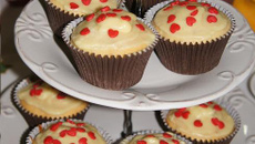 Cupcake de Nozes com Chocolate Branco