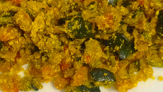 Farofa de casca de moranga