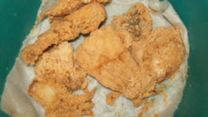 Filé de peixe a milanesa