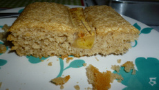 Bolo de banana rápido da vovó