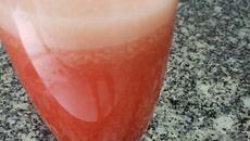 Suco de melancia com maracujá - simples
