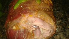 Bife recheado bovino