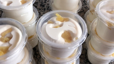 Sorvete caseiro sem açúcar