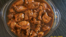 Frango com molho de cerveja Caracu