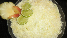 Salada de repolho tropical