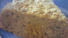 Bolo streusel de café