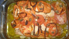 Filé de peixe à Fátima