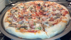 Massa de pizza deliciosa