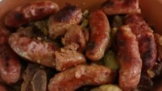 Costela na pressão com lingüiça