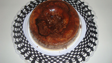 Pudim gelado tipo sorvete