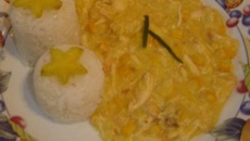 Frango com creme de milho