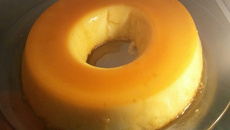 Pudim de tapioca com coco