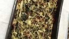 Torta de ricota e escarola