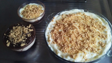 Pavê de chocolate e creme prático