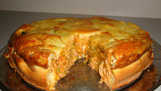 Torta salgada de liquidificador